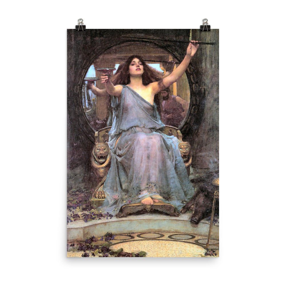 John William Waterhouse Circe Offering The Cup To Ulysses Print Poster