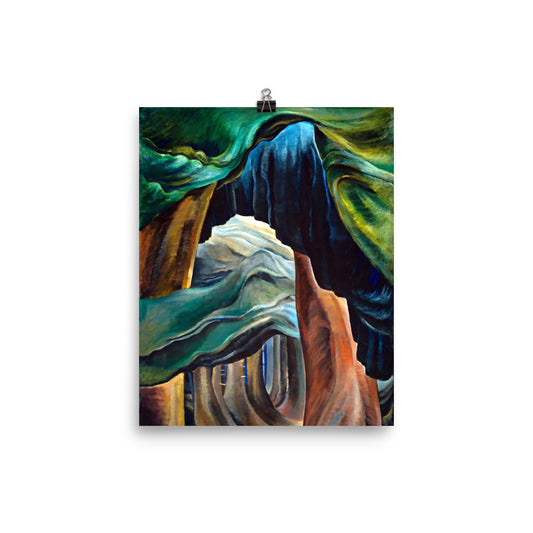 Emily Carr Forest British Columbia Print Poster