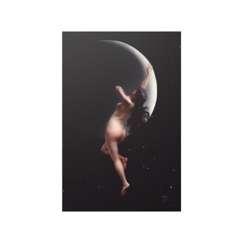 Moon Nymph By Luis Ricardo Falero Print Poster - Art Unlimited