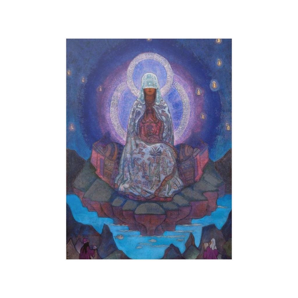 Mother of the World By Nicholas Roerich Print Poster - Art Unlimited