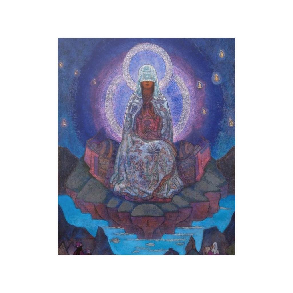 Mother of the World By Nicholas Roerich Print Poster - Art Unlimited